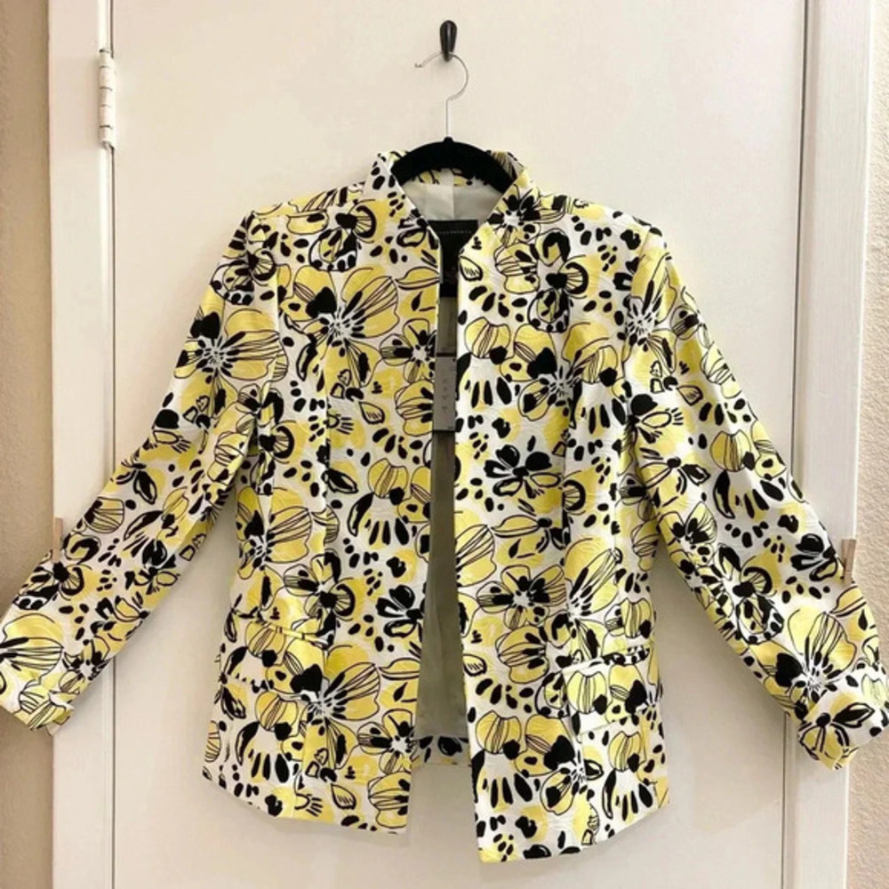 NWT Investments Yellow/Black Blazer